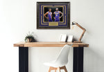 Load image into Gallery viewer, Bronny James and Lebron James - Los Angeles Lakers - Like Father, Like Son
