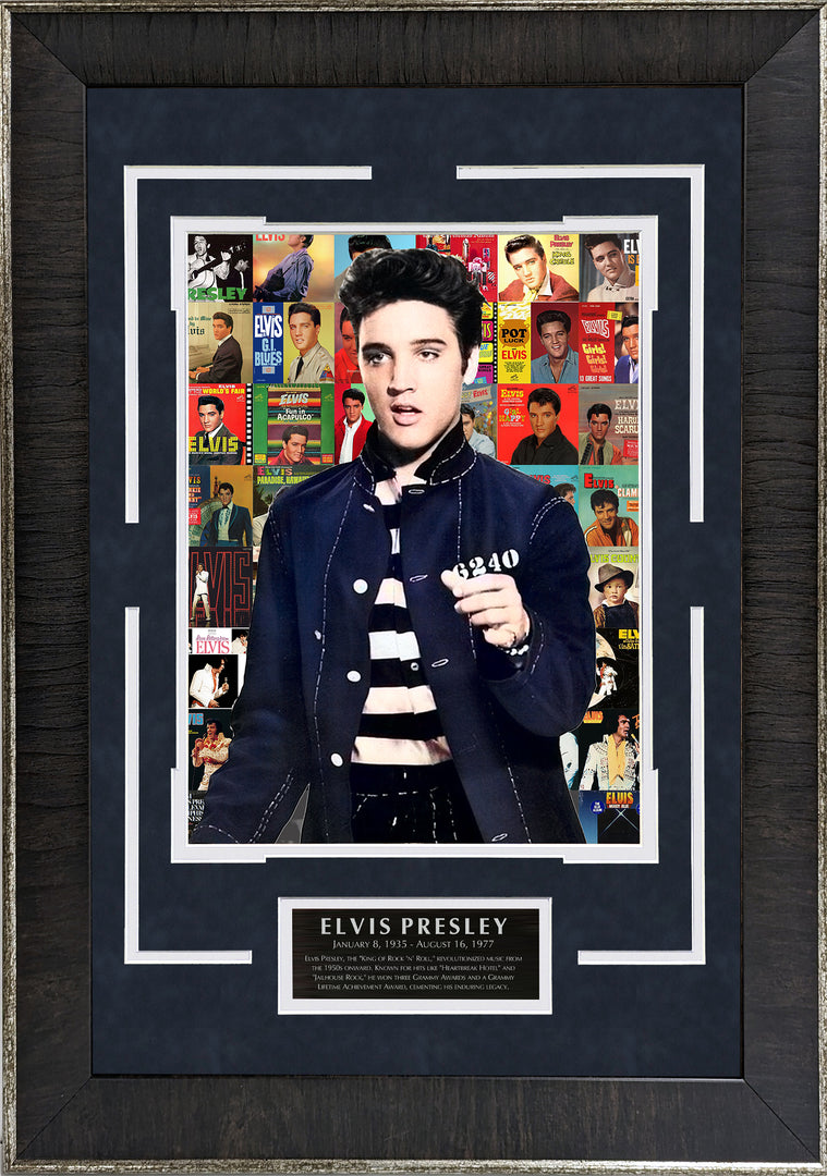 Elvis Presley Album Collage