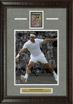 Load image into Gallery viewer, Roger Federer - Wimbledon - With Limited Collectible Gold Refractor Card
