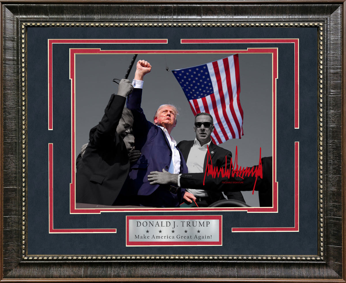 President Donald J. Trump Spotlight with Facsimile Signature