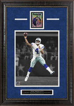 Load image into Gallery viewer, Dak Prescott - Dallas Cowboys - with LTD Silver Refractor Card
