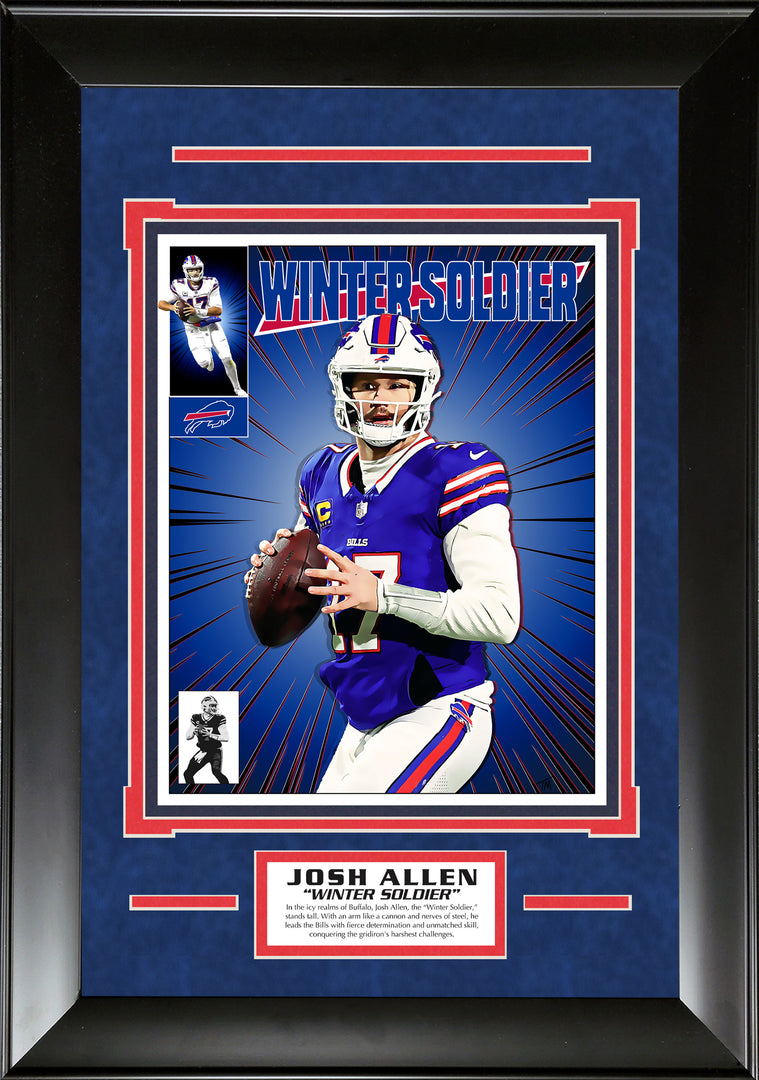 Josh Allen - Buffalo Bills - Comic Cover Art by Thomas Maxwell