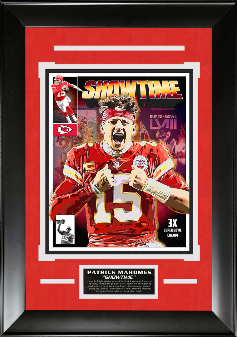 Patrick Mahomes - Kansas City Chiefs - Comic Cover Art by Thomas Maxwell