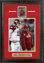 Load image into Gallery viewer, Bobby Petrino - Arkansas Razorbacks - With LTD Gold Refractor
