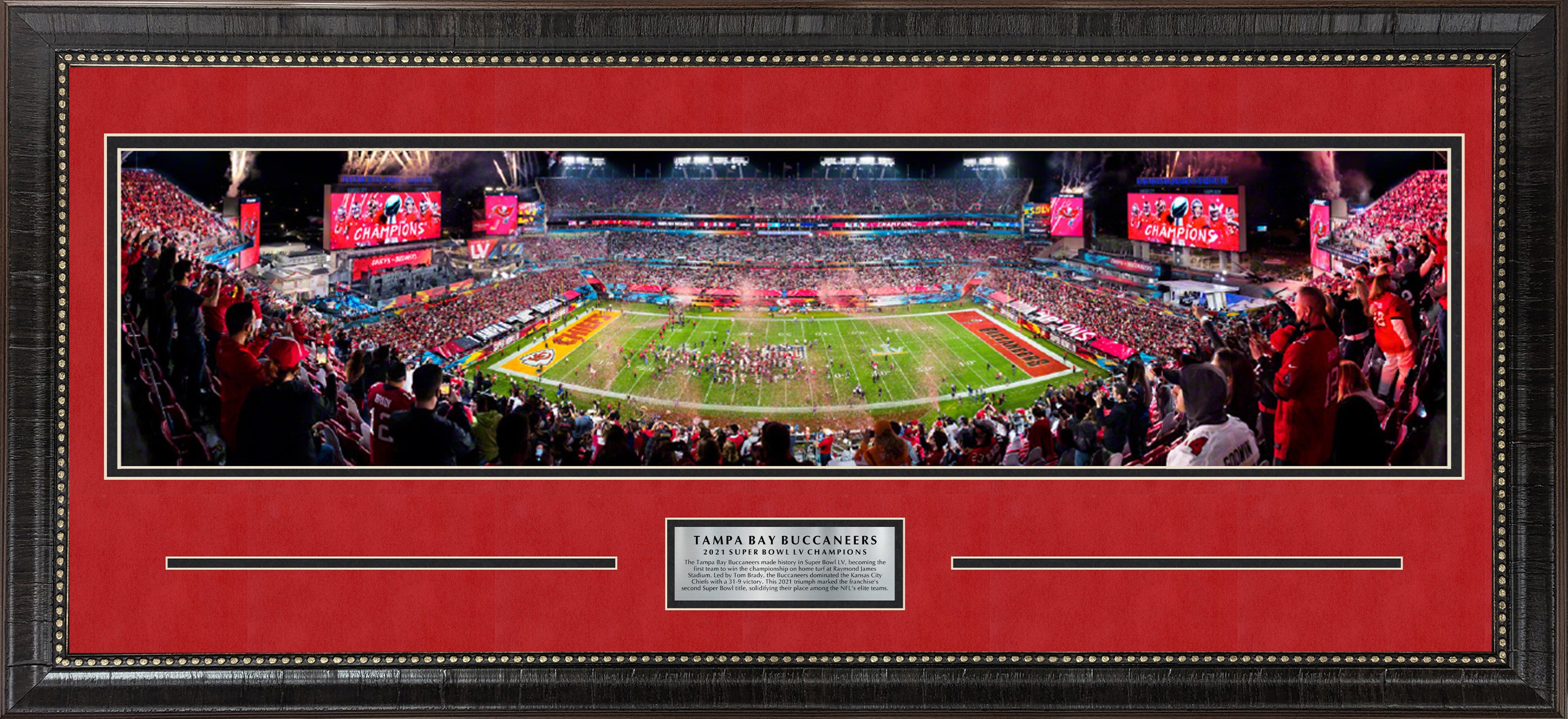 Tampa Bay Buccaneers Super Bowl LV Championship Panorama