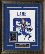 Load image into Gallery viewer, CeeDee Lamb - Dallas Cowboys - With LTD  Gold Refractor Card
