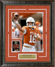Arch Manning - Texas Longhorns with LTD Gold Refractor Card