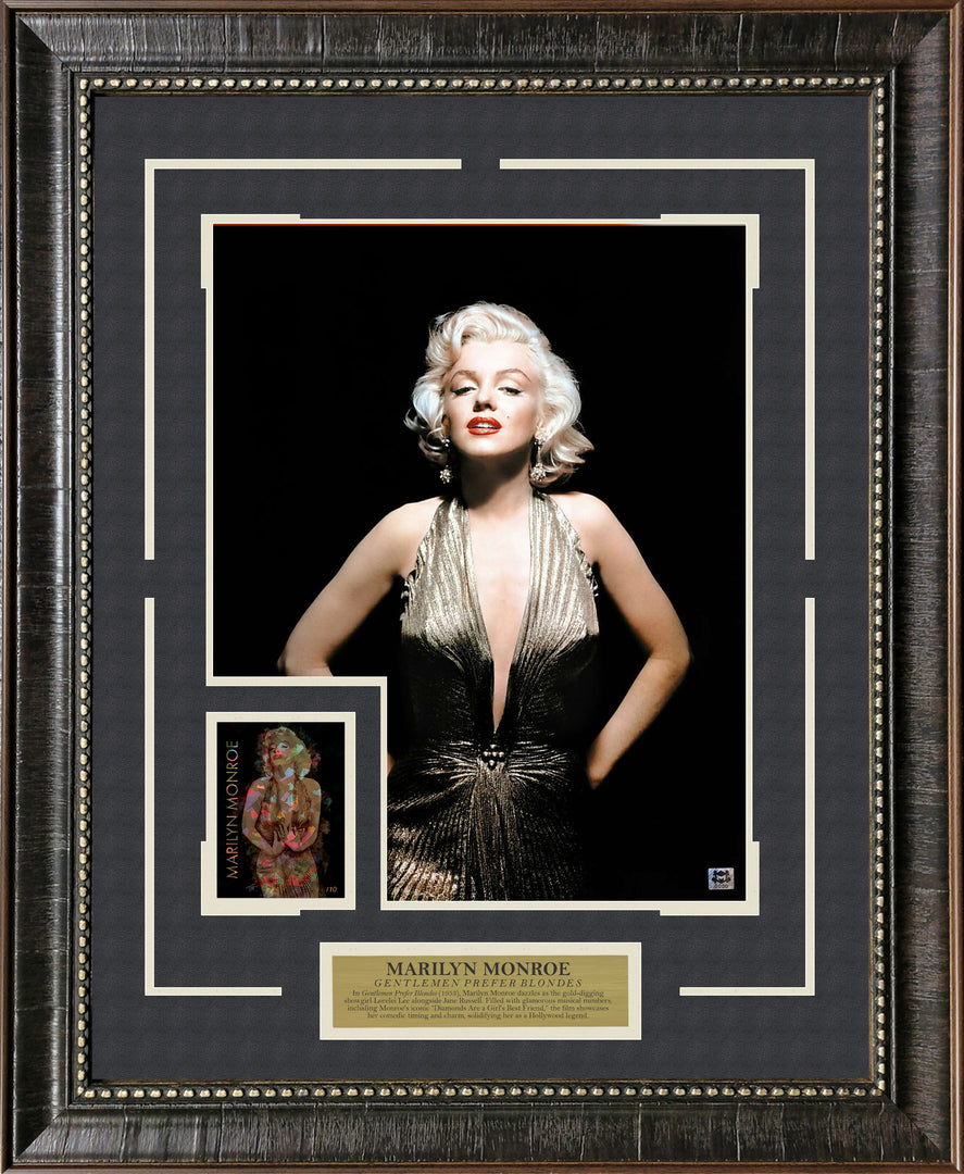 Marilyn Monroe - Gentlemen Prefer Blondes with Facsimile Signature and LTD GRF Card