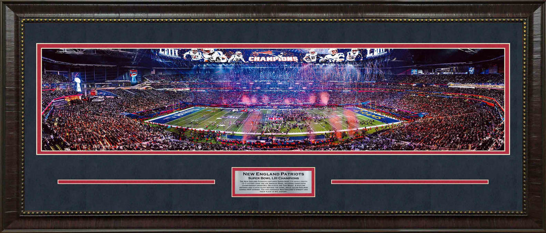 New England Patriots Super Bowl LIII Panorama