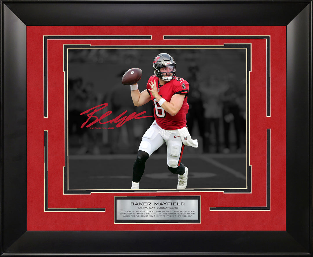 Baker Mayfield - Tampa Bay Buccaneers - Spotlight with Facsimile Signature