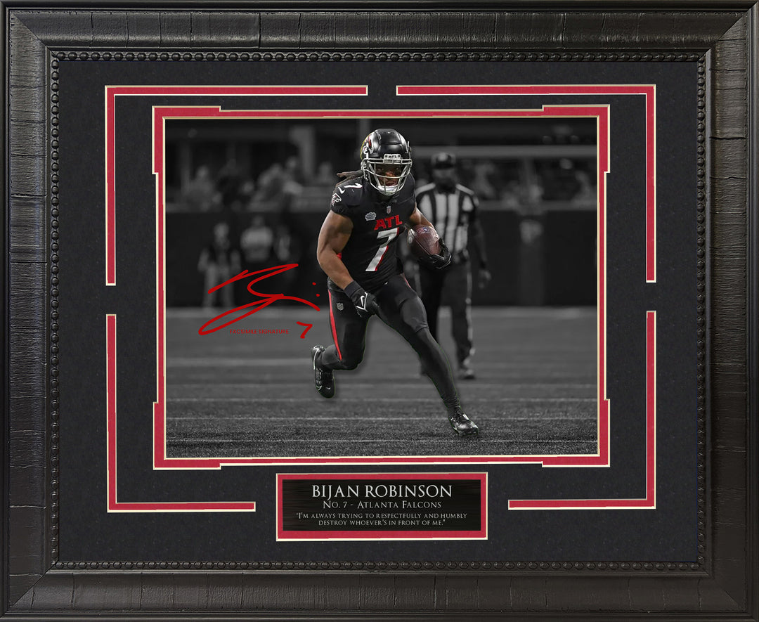 Bijan Robinson - Atlanta Falcons Spotlight with Facsimile Signature