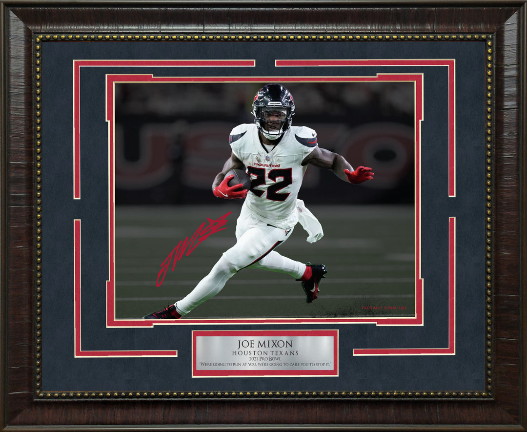 Joe Mixon - Houston Texans - Spotlight with Facsimile Signature