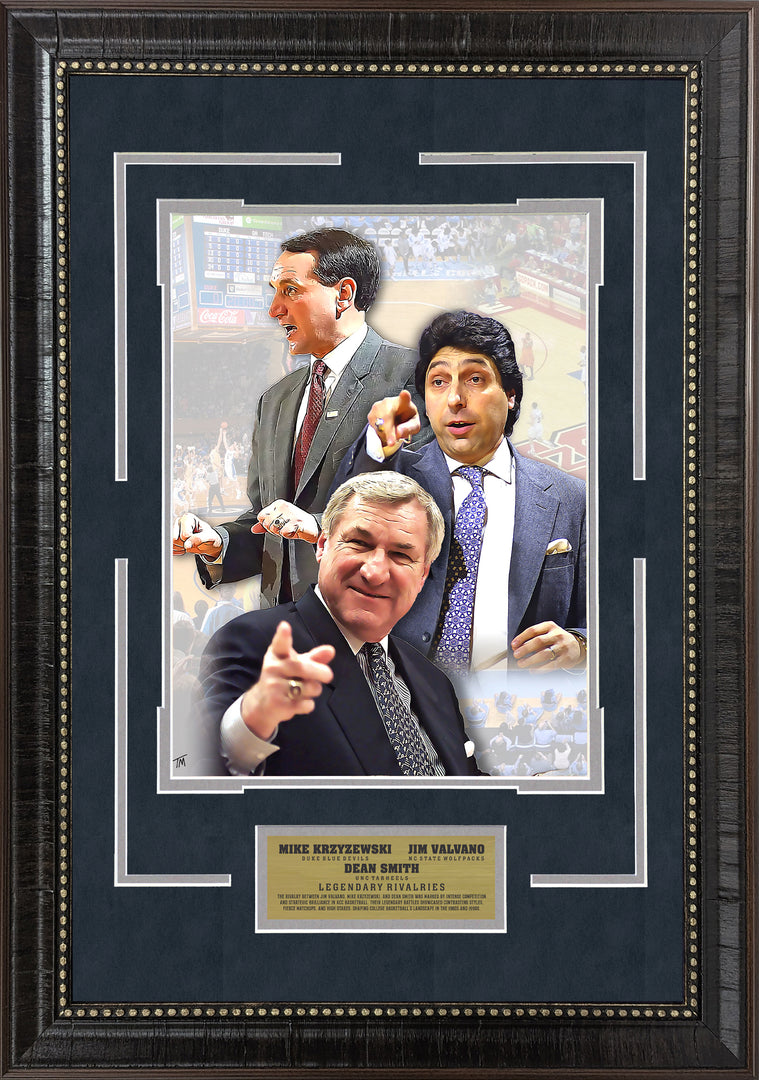 Legendary Rivalries - Mike Krzyzewski, Jim Valvano, and Dean Smith