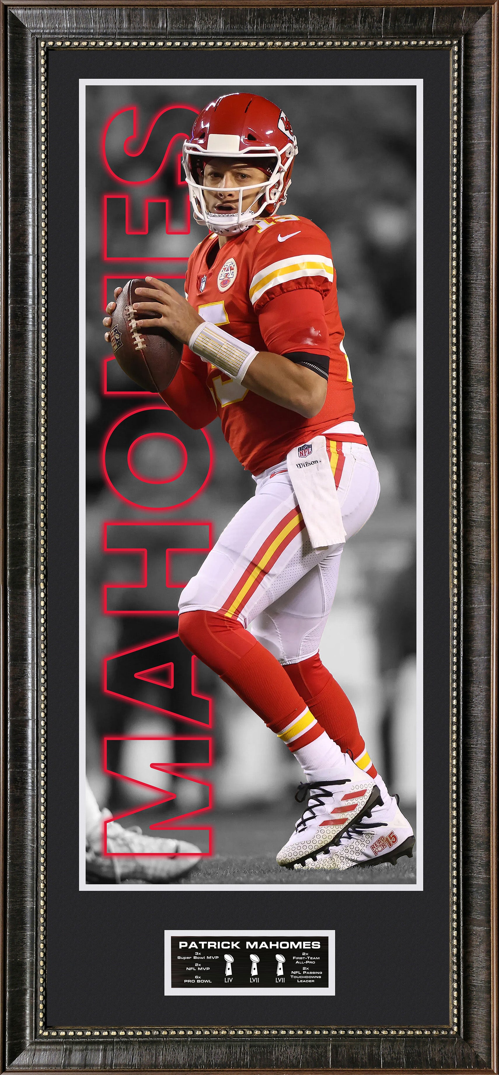 Patrick Mahomes - Kansas City Chiefs - Large Wall Decor