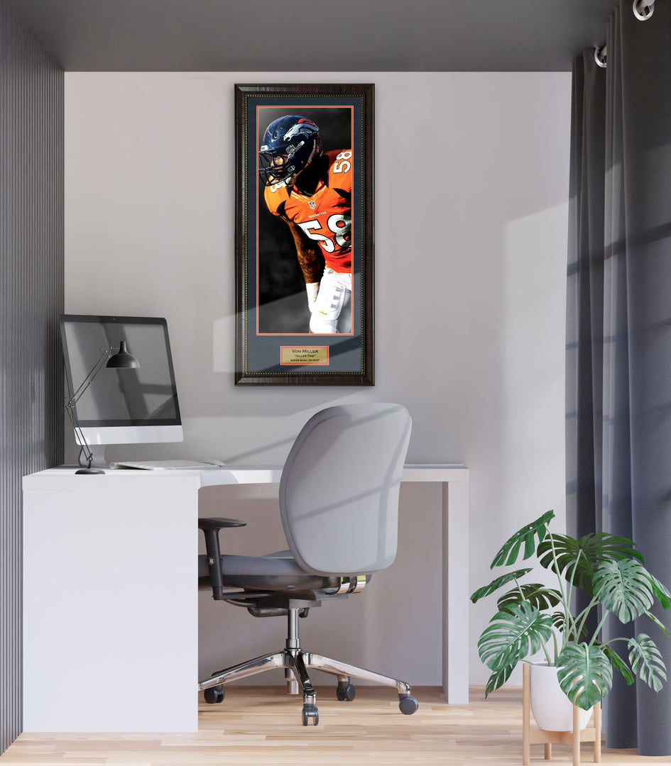 Von Miller - Denver Broncos - Large Wall Decor