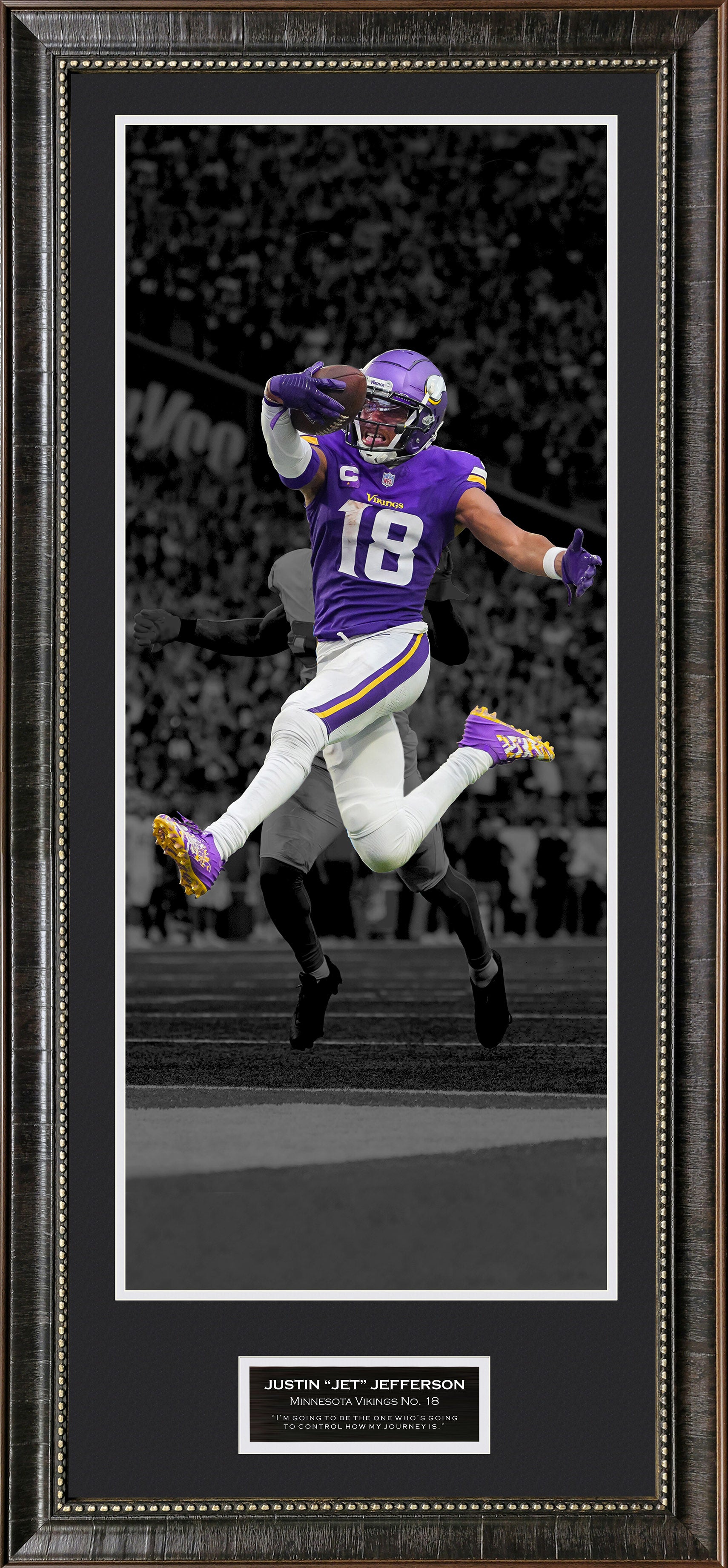 Justin Jefferson - Minnesota Vikings - Large Wall Decor