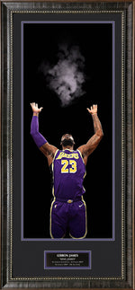 Load image into Gallery viewer, LeBron James - Los Angeles Lakers - Chalk Cloud- Large Wall Decor
