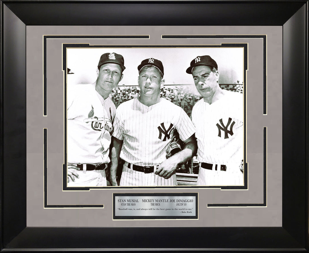 Stan Musial - Mickey Mantle - Joe Dimaggio