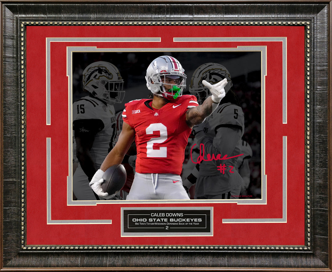 Caleb Downs - Ohio State - Spotlight with Facsimile Signature