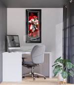 Load image into Gallery viewer, Patrick Mahomes - Kansas City Chiefs - Spotlight with Facsimile Signature on Large Wall Decor
