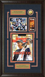 Load image into Gallery viewer, Peyton Manning - Denver Broncos - with Replica SB Ticket and Commemorative Coin
