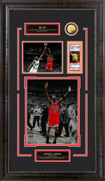 Load image into Gallery viewer, Michael Jordan - Chicago Bulls - with Replica NBA Ticket and Commemorative Coin