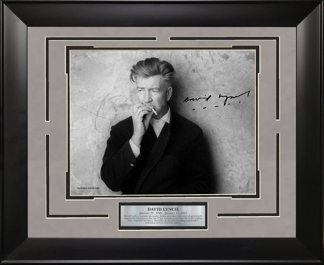 David Lynch with Facsimile Signature