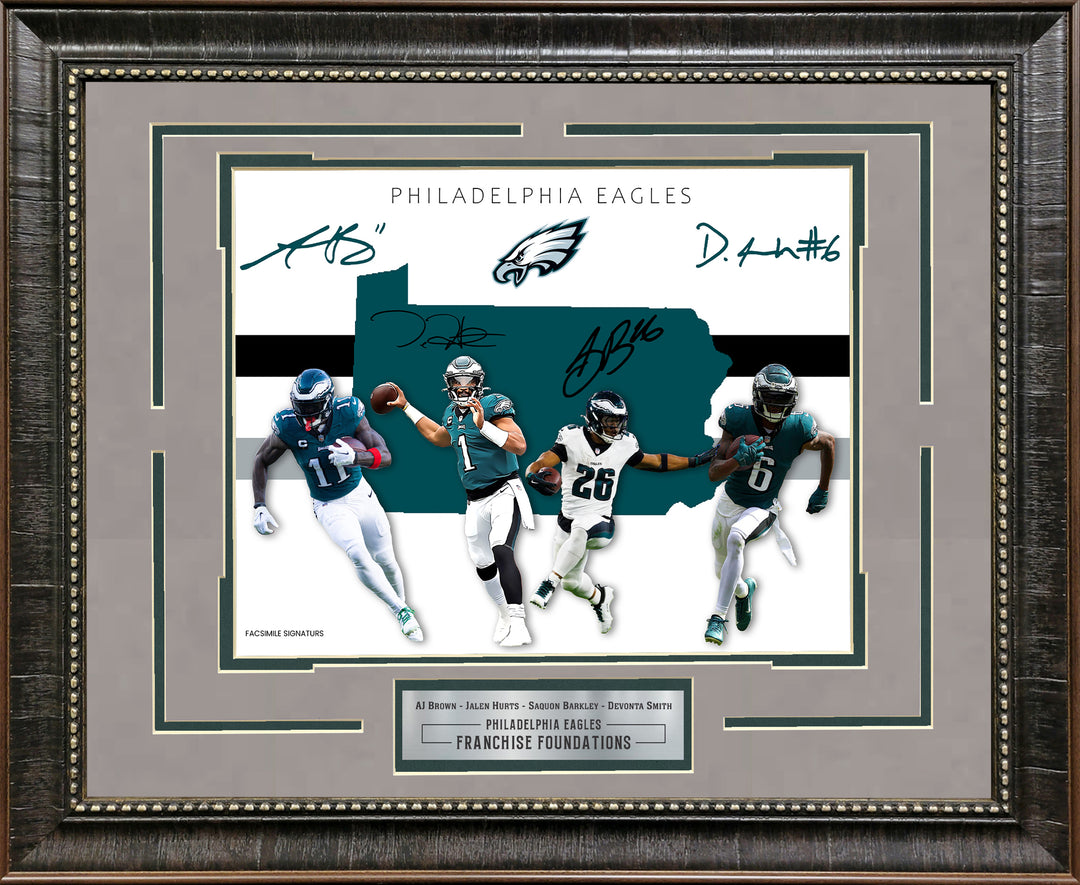 Philadelphia Eagles- Franchise Foundations with Facsimile Signatures