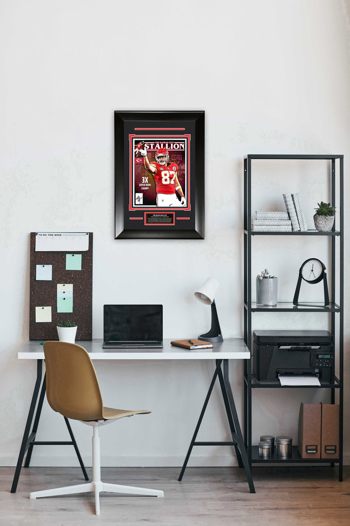 Travis Kelce - Kansas City Chiefs - Comic Art by Thomas Maxwell