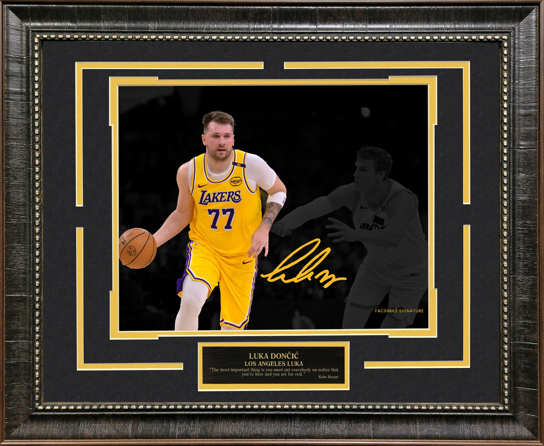 Luka Doncic - Los Angeles Lakers - Spotlight with Facsimile Signature