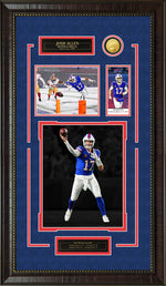 Load image into Gallery viewer, Josh Allen - Buffalo Bills - Spotlight with Commemorative Coin and Replica Ticket
