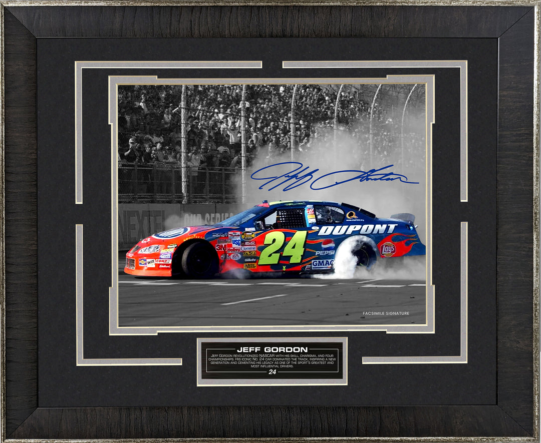 Jeff Gordon - Spotlight with Facsimile Signature