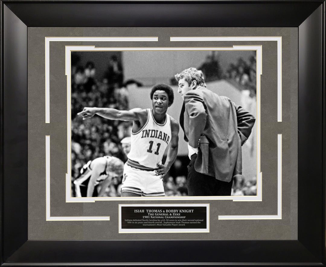 Isiah Thomas and Bob Knight - Indiana Hoosiers