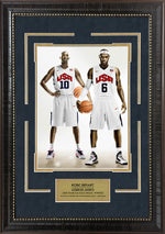 Load image into Gallery viewer, Lebron James and Kobe Bryant - 2008 Team USA
