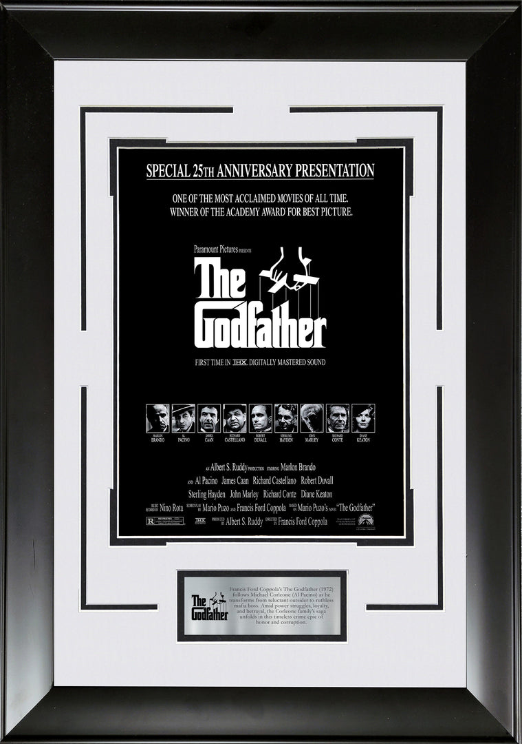 The Godfather Replica Movie Poster