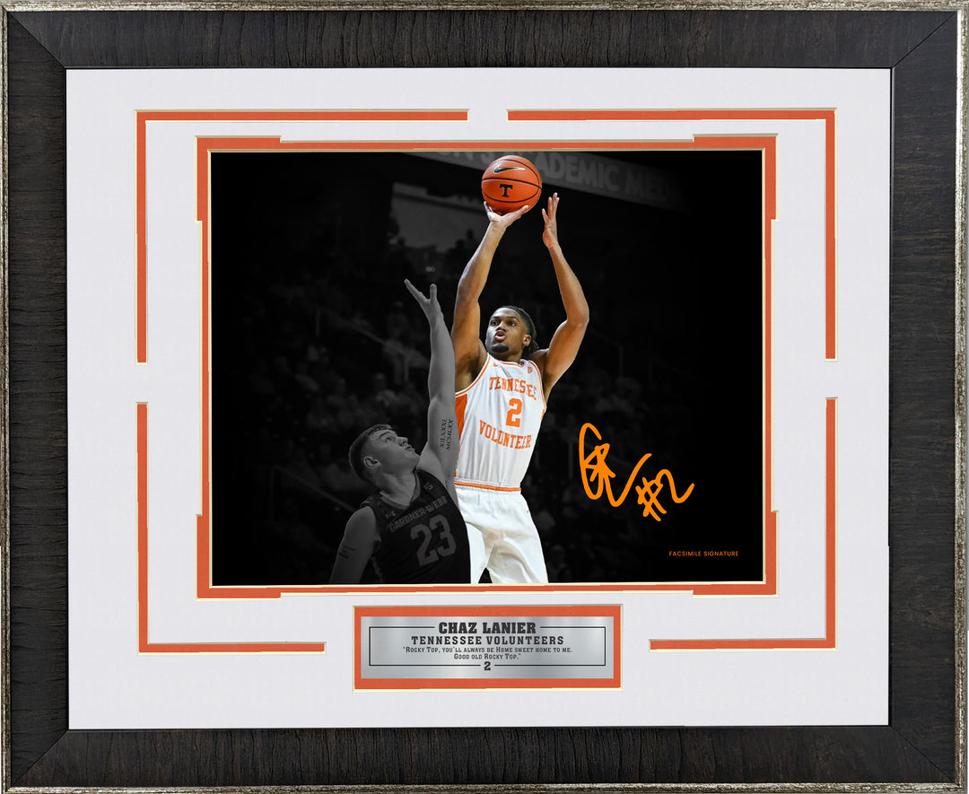 Chaz Lanier - Tennessee Volunteers - Spotlight with Facsimile Signature