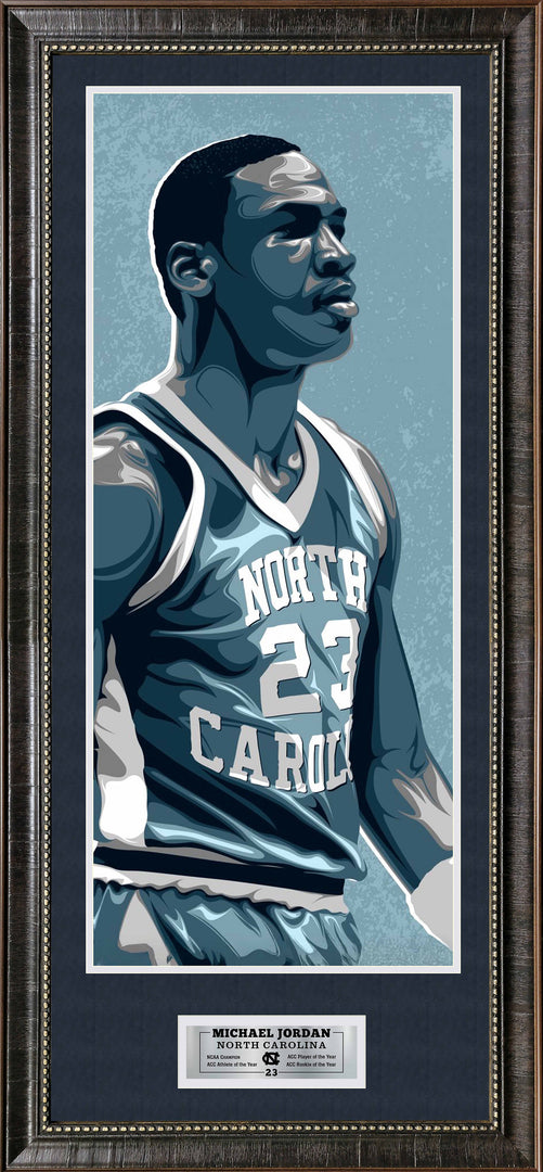 Michael Jordan - North Carolina - Large Wall Decor
