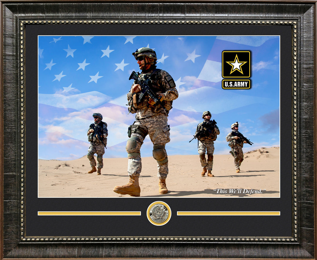 U.S. Army 250th Anniversary with Commemorative Coin