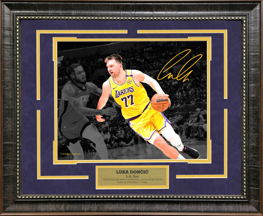 Luka Doncic - Los Angeles Lakers - LA Don - Spotlight with Facsimile Signature