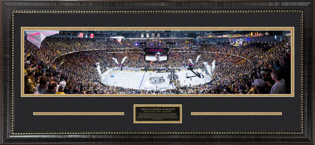 Las Vegas Golden Knights – 2023 Stanley Cup Champions – Framed Panorama