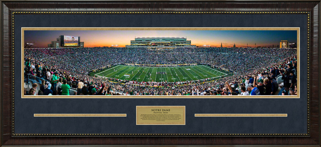 Notre Dame Fighting Irish – Notre Dame Stadium – Framed Panorama