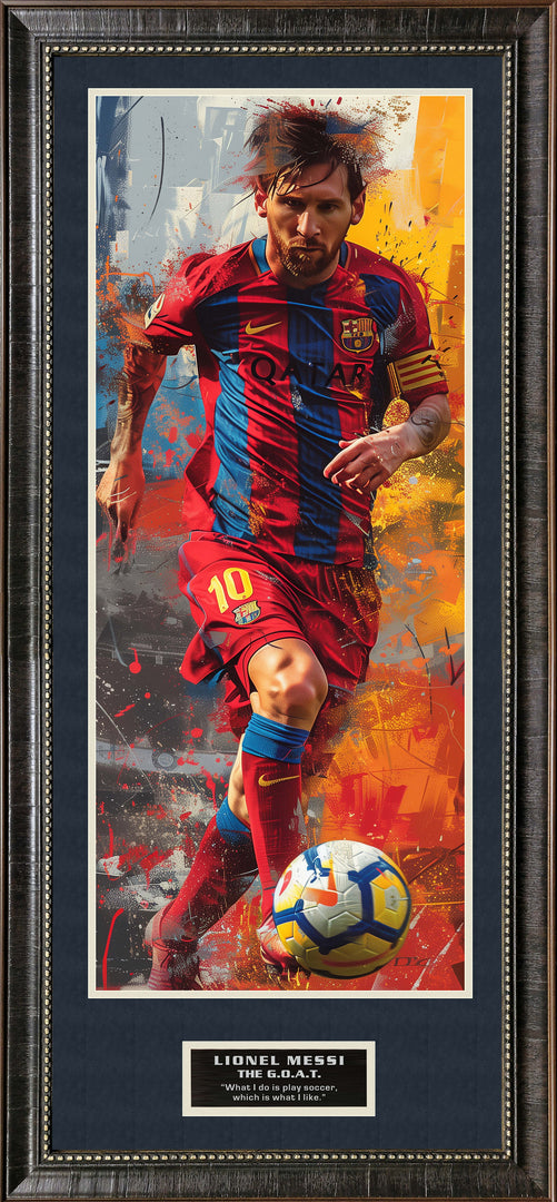 Lionel Messi - The GOAT - Large Wall Decor
