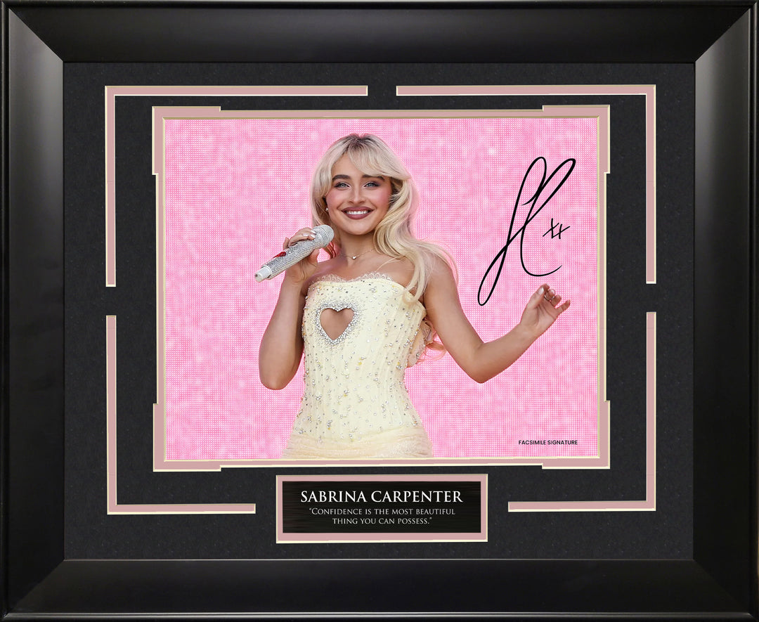 Sabrina Carpenter with Facsimile Signature