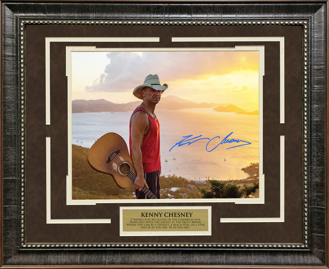 Kenny Chesney with Facsimile Signature