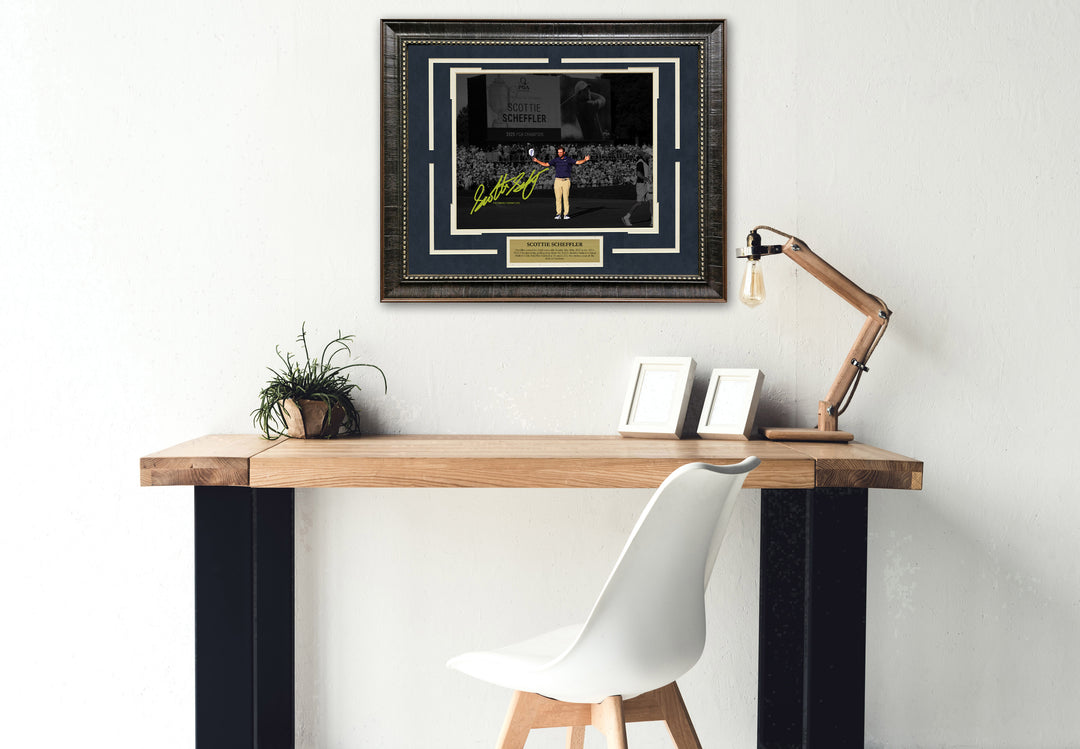 Scottie Scheffler - 2025 PGA Champion Spotlight with Facsimile Signature