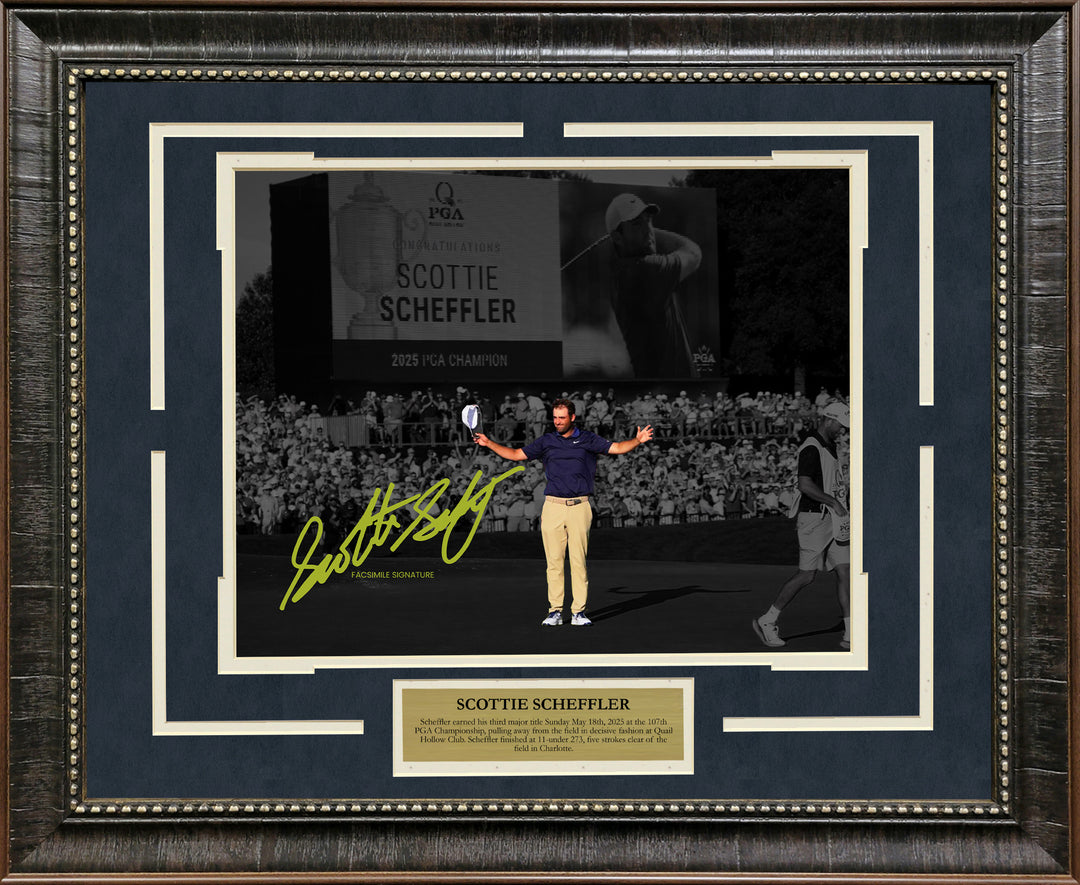 Scottie Scheffler - 2025 PGA Champion Spotlight with Facsimile Signature