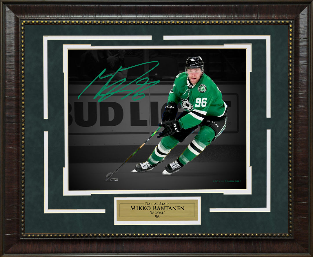 Mikko Rantanen - Dallas Stars - Spotlight with Facsimile Signature