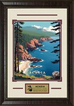 Load image into Gallery viewer, Acadia National Park Retro Art
