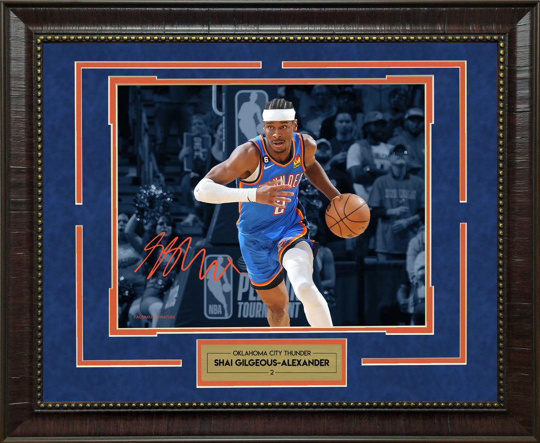 Shai Gilgeous-Alexander - OKC Thunder - Spotlight with Facsimile Signature