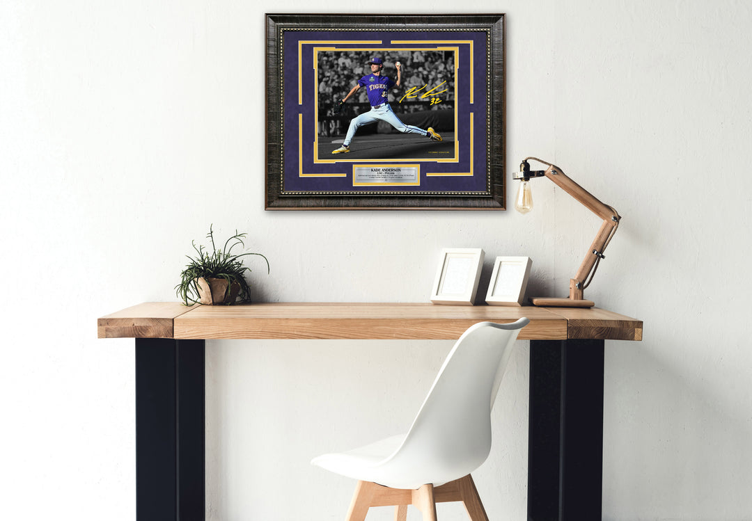 Kade Anderson - LSU - Spotlight with Facsimile Signature